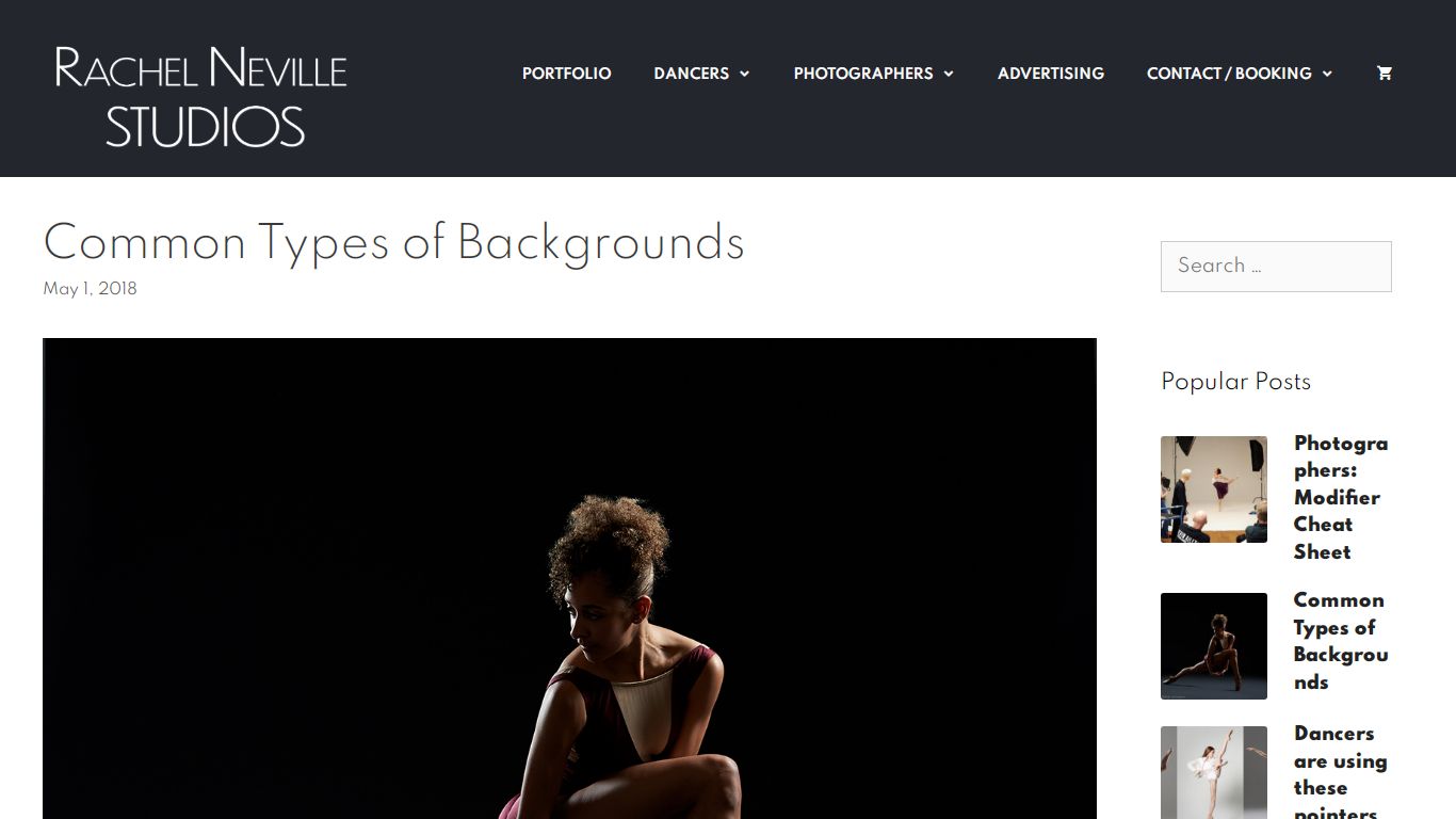 Common Types of Backgrounds - Rachel Neville Photography