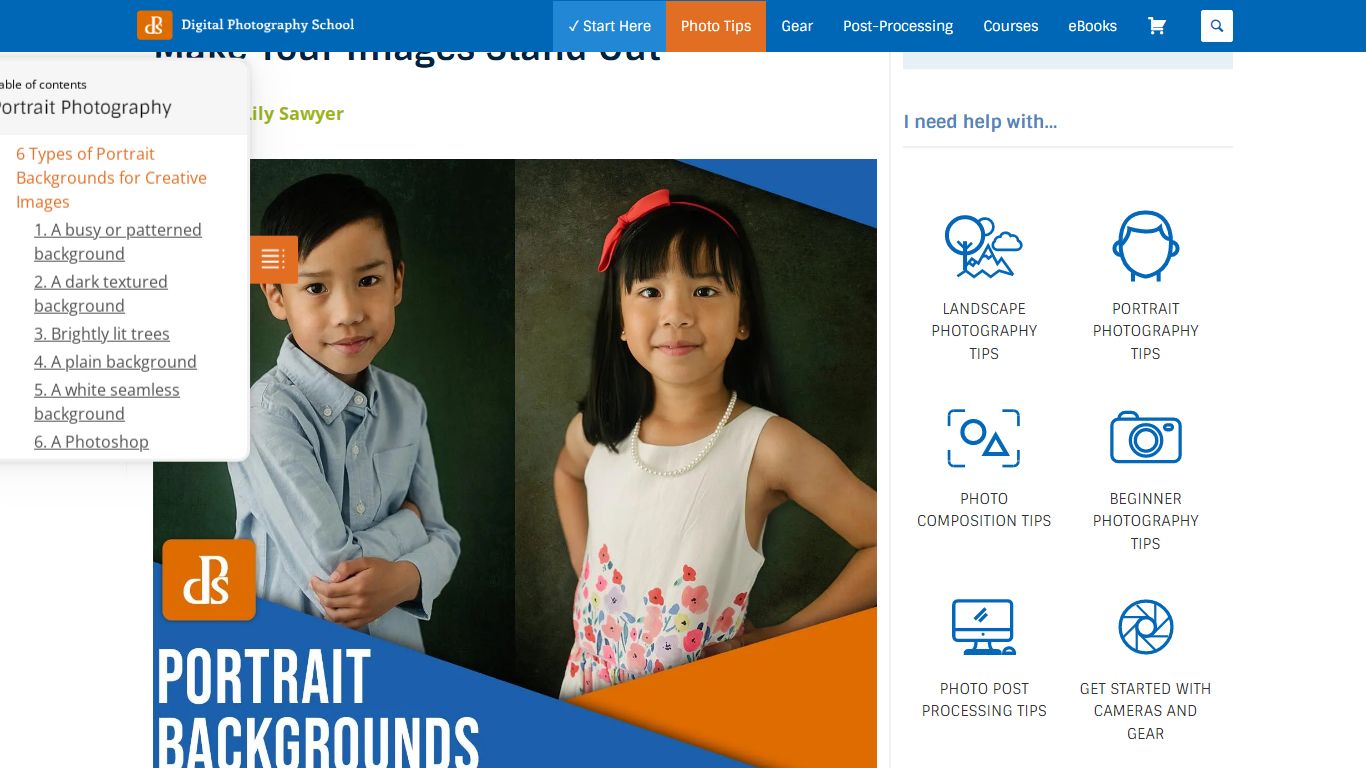 6 Portrait Photography Backgrounds to Make Your Images Stand Out